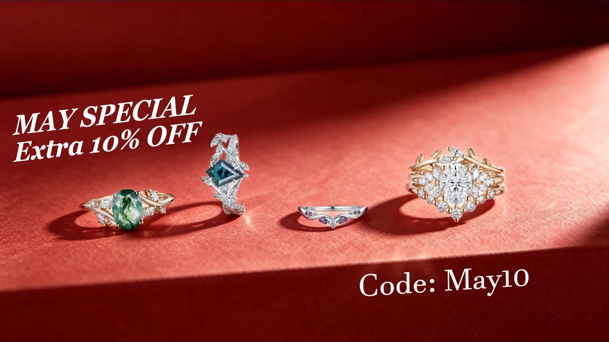 Brilliant Custom Moissanite Rings